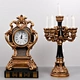 Hand Painted Resin Table Clock